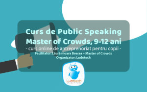 Read more about the article Curs de Public Speaking – Master of Crowds, 9-12 ani