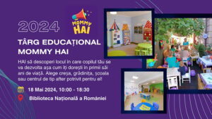 Read more about the article Târg educațional Mommy HAI – Alege creșa, grădinița, școala sau un after potrivit pentru copilul tău!