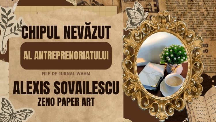 You are currently viewing File de Jurnal WAHM — Chipul Nevăzut al Antreprenoriatului, Alexis Sovailescu de la Zeno Paper Art